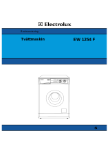 Electrolux EW1254F Användarmanual