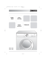 Zanussi ZWG5145 Användarmanual