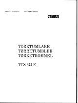 Zanussi TCS664E Användarmanual