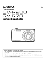 Casio QV-R200 Användarmanual