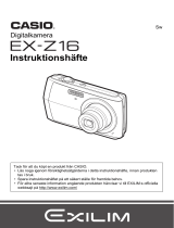 Casio EX-Z16 Användarmanual