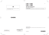 Casio LK-136 Användarmanual