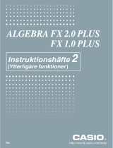 Casio ALGEBRA FX 2.0 PLUS, ALGEBRA FX 1.0 PLUS Instruktionshäfte 2