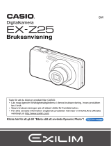 Casio EX-Z25 Användarmanual