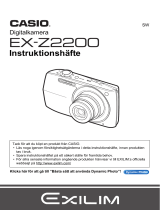 Casio EX-Z2200 Användarmanual