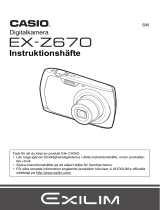 Casio EX-Z670 Användarmanual