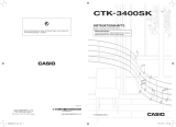 Casio CTK-3400 Användarmanual