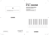 Casio PX-360 Användarmanual