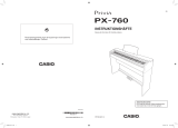 Casio PX-760 Användarmanual
