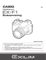 Casio EX-F1 Användarmanual