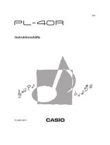 Casio PL-40R Användarmanual