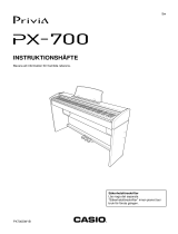 Casio PX-700 Användarmanual