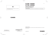 Casio CTK-2550 Användarmanual