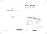 Casio PX-A100RD, PX-A100BE Användarmanual
