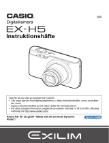 Casio EX-H5 Användarmanual