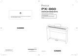 Casio PX-860 Användarmanual