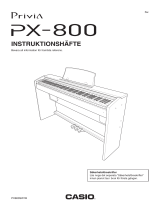 Casio PX-800 Användarmanual