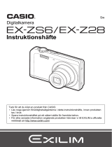 Casio EX-Z28 Användarmanual