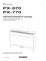 Casio PX-870 Användarmanual