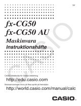 Casio fx-CG50 Användarmanual