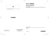 Casio CT-X800 Användarmanual
