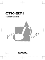 Casio CTK-571 Användarmanual