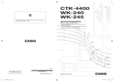 Casio WK-245 Användarmanual