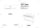 Casio AP-260 Användarmanual