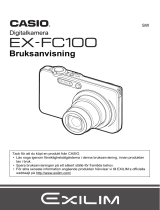 Casio EX-FC100 Användarmanual