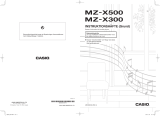 Casio MZ-X300 Användarmanual