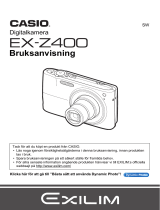 Casio EX-Z400 Användarmanual