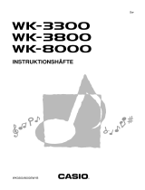 Casio WK-8000 Användarmanual