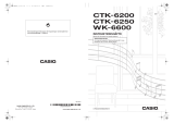 Casio CTK-6250 Användarmanual