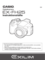 Casio EX-FH25 Användarmanual