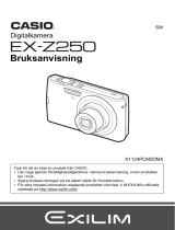 Casio EX-Z250 Användarmanual