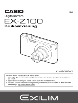 Casio EX-Z100 Användarmanual