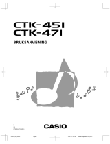 Casio CTK-451 Användarmanual