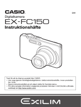 Casio EX-FC150 Användarmanual