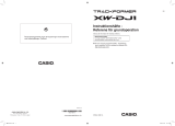 Casio XW-DJ1 Användarmanual