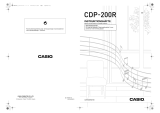 Casio CDP-200R Användarmanual