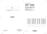 Casio AP-700 Användarmanual