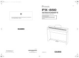 Casio PX-850 Användarmanual