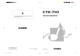 Casio CTK-710 Användarmanual