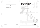 Casio WK-7600 Användarmanual