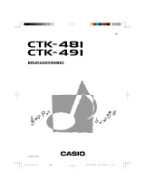Casio CTK-491 Användarmanual