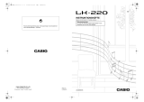 Casio LK-220 Användarmanual