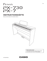 Casio PX-7WE Användarmanual