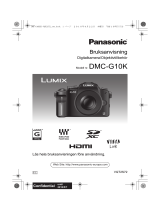 Panasonic DMCG10KEC Bruksanvisningar