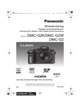 Panasonic DMCG2WEC Bruksanvisningar