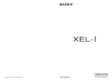 Sony XEL-1 Bruksanvisning